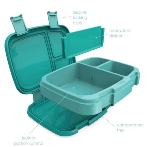 Bentgo Fresh Lunch Box (2-Pack)
Blue +Teal Bento Lunch Box with Compartments
New - Picture 6 of 7